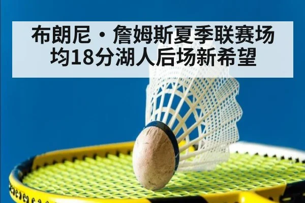 布朗尼·詹姆斯夏季联赛场均18分湖人后场新希望